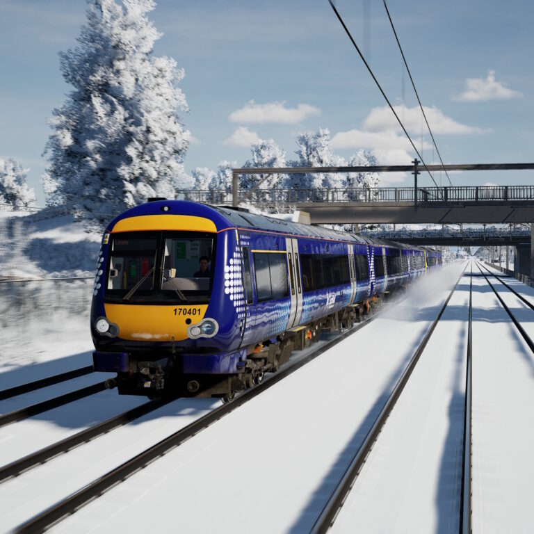 Although more and more lines are becoming electrified in Scotland, there's still many miles of track that can only be traversed by diesel trains.
